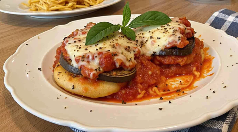 chicken and eggplant parmesan