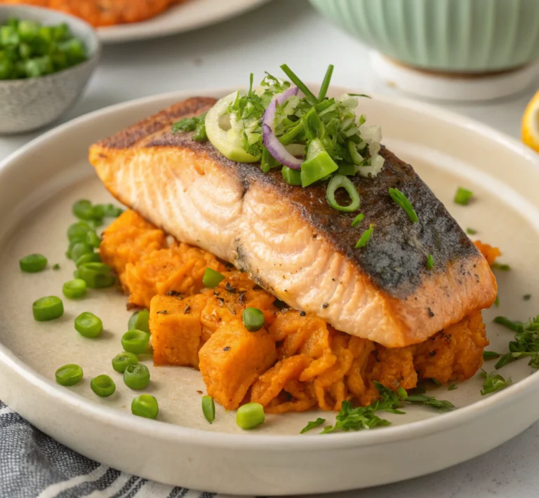 salmon with sweet potato recipes