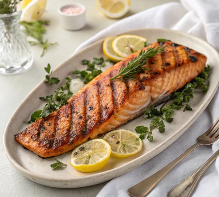 grilled barbeque salmon