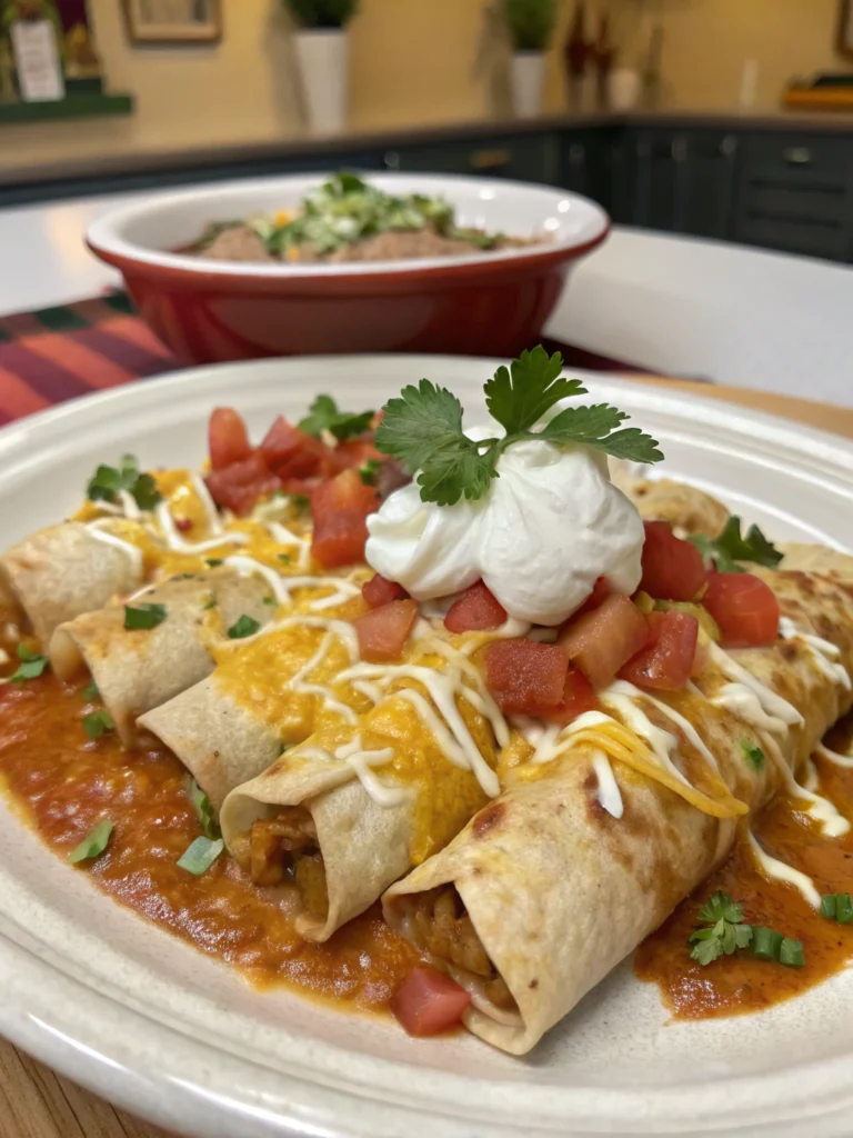 recipe for chicken enchiladas with sour cream