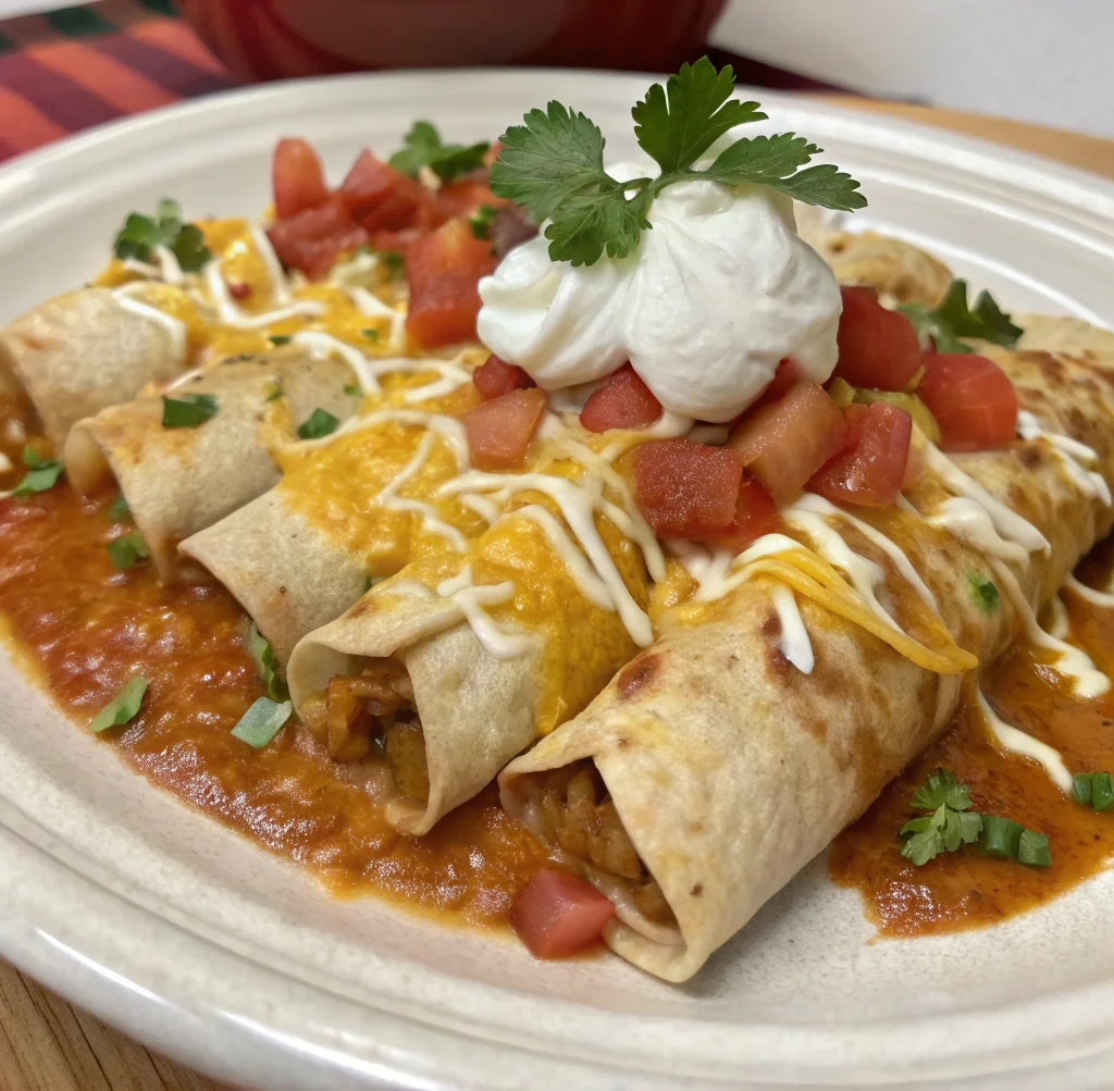 recipe for chicken enchiladas with sour cream