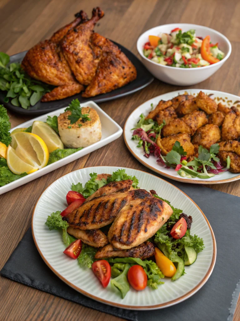 are different chicken recipes